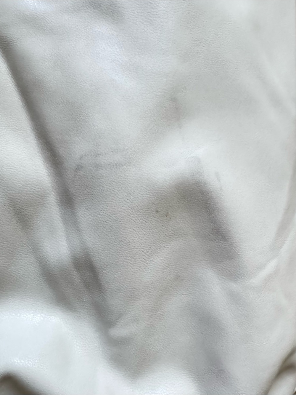 ALO Yoga Cream Faux-Leather Bomber Jacket - Picture 7 of 11